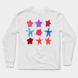 Starfish Colorful Collection Long Sleeve T-Shirt